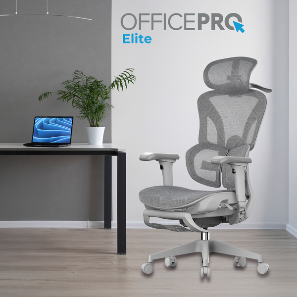 Крісло офісне OfficePro OC950G Grey (OC950G)