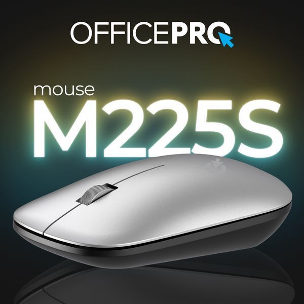Миша OfficePro M225S Silent Click Wireless Silver (M225S) - купити в Україні за низькою ціною в інтернет-магазині "Rincom"