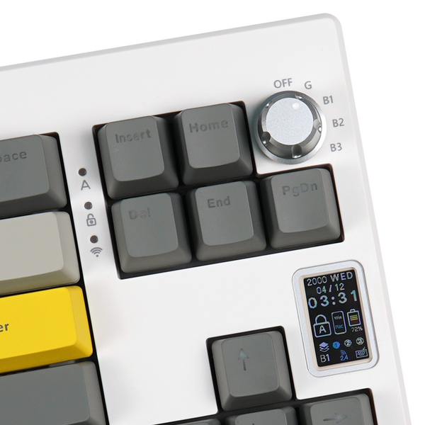 Клавіатура механічна бездротова EPOMAKER Shadow-X Wisteria Linear White (SHX-W-WL) (SHX-W-WL) - купити в Україні за низькою ціною в інтернет-магазині "Rincom"