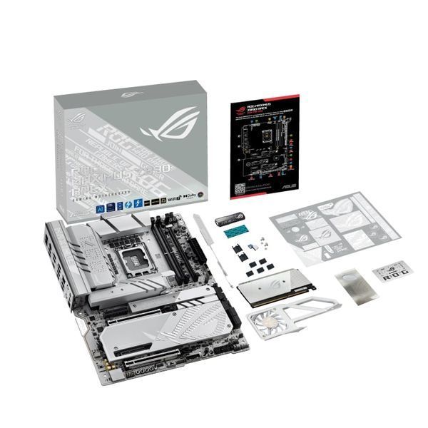 Материнcька плата ASUS ROG MAXIMUS Z890 APEX s1851 Z890 2xDDR5 M.2 Thunderbolt DP Wi-Fi BT ATX білий (90MB1IP0-M0EAY0) - купити в Україні за низькою ціною в інтернет-магазині "Rincom"