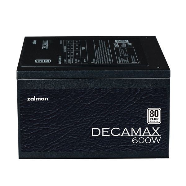 Блок живлення Zalman Decamax (600W) 85%, 80 Plus, 120мм, 1xMB 24pin(20+4), 1xCPU 8pin(4+4), 3xMolex, 6xSATA, 2xPCIe 8pin(6+2) (ZM600-LX3) - купити в Україні за низькою ціною в інтернет-магазині "Rincom"