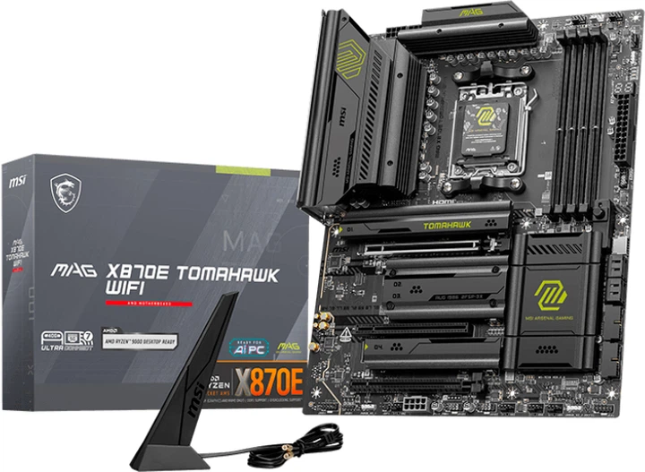 Материнська плата MSI MAG X870E Tomahawk Wi-Fi (sAM5, AMD X870E) (MSI MAG X870E Tomahawk Wi-Fi) - купити в Україні за низькою ціною в інтернет-магазині "Rincom"
