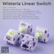 Клавіатура механічна бездротова EPOMAKER Shadow-X Wisteria Linear White (SHX-W-WL) (SHX-W-WL) - фото 12 з 20