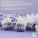 Клавіатура механічна бездротова EPOMAKER Shadow-X Wisteria Linear White (SHX-W-WL) (SHX-W-WL) - фото 2 з 20