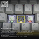 Клавіатура механічна бездротова EPOMAKER Shadow-X Wisteria Linear White (SHX-W-WL) (SHX-W-WL) - фото 13 з 20