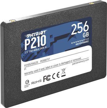 Твердотільний запам&rsquo;ятовувальний пристрій накопичувач (SSD) SATA2.5" 256GB P210 P210S256G25 PATRIOT (P210S256G25) - купити в Україні за низькою ціною в інтернет-магазині "Rincom"