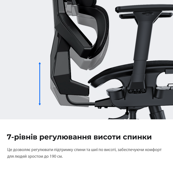 Крісло ігрове Anda Seat X-Air Mega Size XL Mesh Gray (AD-WY-01-GGF)