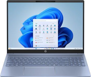 Ноутбук HP OmniBook 5 16-af1018ua 16" 2K IPS AG, Intel U7-255U, 16GB, F512GB, UMA, DOS, блакитний (BV5W9EA) - купити в Україні за низькою ціною в інтернет-магазині "Rincom"