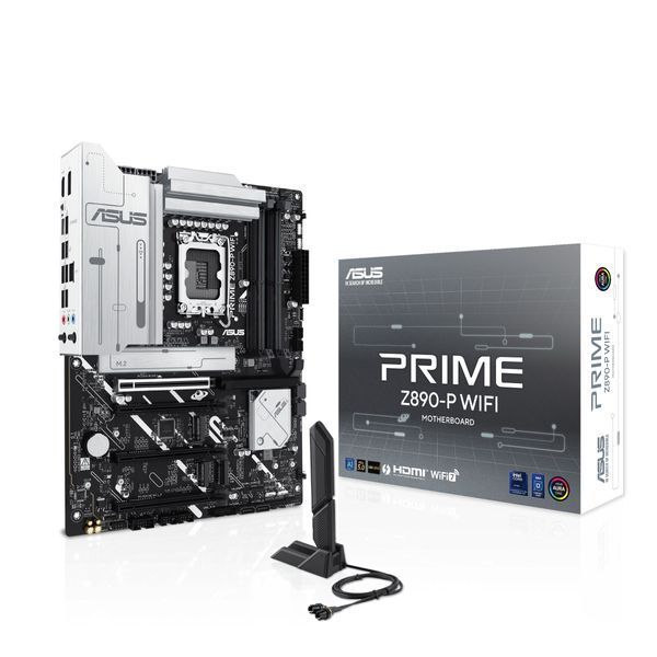 Материнcька плата ASUS PRIME Z890-P WIFI s1851 Z890 4xDDR5 M.2 HDMI DP Wi-Fi BT ATX (90MB1I70-M0EAY0) - купити в Україні за низькою ціною в інтернет-магазині "Rincom"