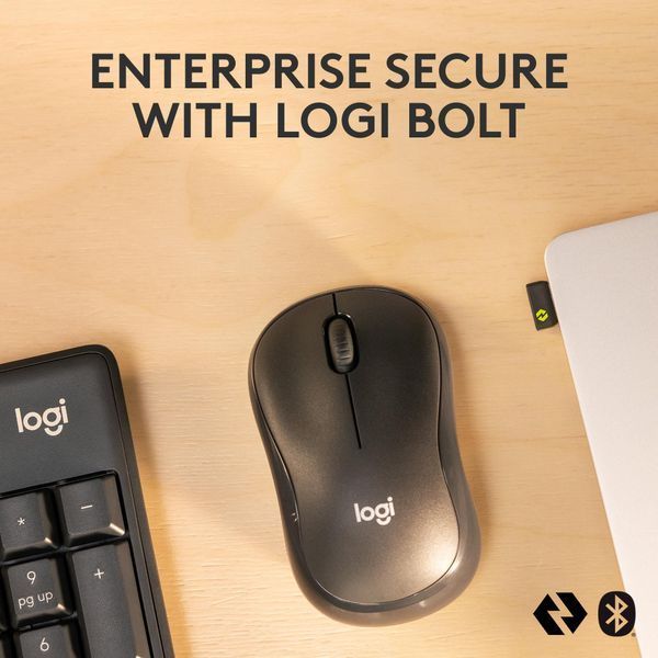 Комплект (клавіатура, мишка) бездротовий Logitech MK370 Graphite (920-012077) (920-012077) - купити в Україні за низькою ціною в інтернет-магазині "Rincom"