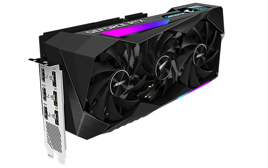 Gigabyte PCI-Ex GeForce RTX 3060 Ti Aorus Master 8GB (GV-N306TAORUS M-8GD) - купити в Україні за низькою ціною в інтернет-магазині "Rincom"