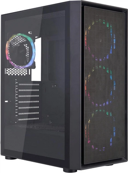 Корпус 1stPlayer Go6-BK-4FS7 Black (Go6-BK-4FS7) - купити в Україні за низькою ціною в інтернет-магазині "Rincom"