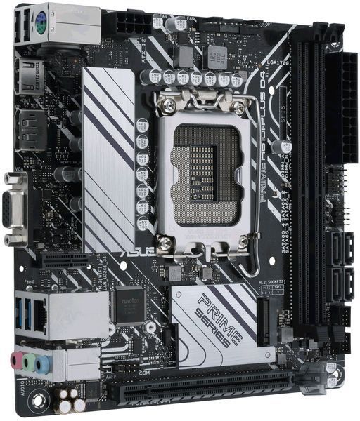 Материнcька плата ASUS PRIME H610I-PLUS D4-CSM s1700 H610 2xDDR4 M.2 HDMI D-Sub DP mITX (90MB1B20-M0EAYC) - купити в Україні за низькою ціною в інтернет-магазині "Rincom"
