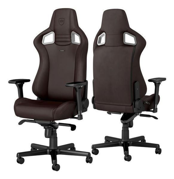 Ігрове крісло Noblechairs EPIC високотехнологічна штучна шкіра, коричневий (NBL-PU-JVE-001)