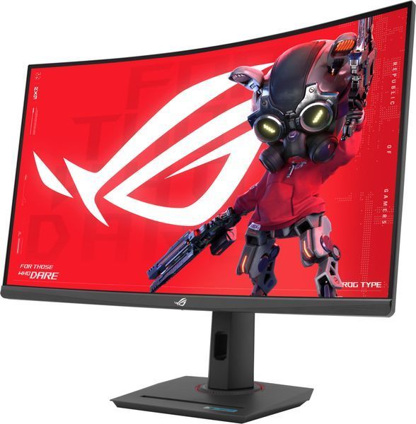 Монітор Asus 31.5" ROG Strix XG32WCMS HDMI, DP, USB-C, Audio, VA, 2560x1440, 280Hz, 1ms, sRGB 125%, CURVED, AdaptiveSync, HAS, HDR400 (90LM09X0-B01970) - купити в Україні за низькою ціною в інтернет-магазині "Rincom"