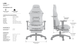 Крісло ігрове Anda Seat Luna Pro Gray Fabric Size L (AD18T-44-G-F)