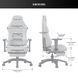 Крісло ігрове Anda Seat Luna Pro Gray Fabric Size L (AD18T-44-G-F)