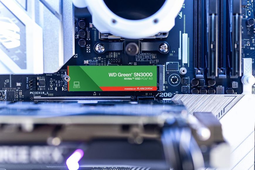Твердотільний запам&rsquo;ятовувальний пристрій накопичувач (SSD) G4 M.2 NVME 500GB GRN SN3000 WDS500G4G0E SANDISK (WDS500G4G0E) - купити в Україні за низькою ціною в інтернет-магазині "Rincom"