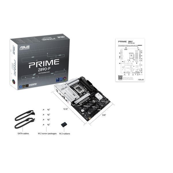 Материнcька плата ASUS PRIME Z890-P s1851 Z890 4xDDR5 M.2 HDMI DP ATX (90MB1I50-M0EAY0) - купити в Україні за низькою ціною в інтернет-магазині "Rincom"