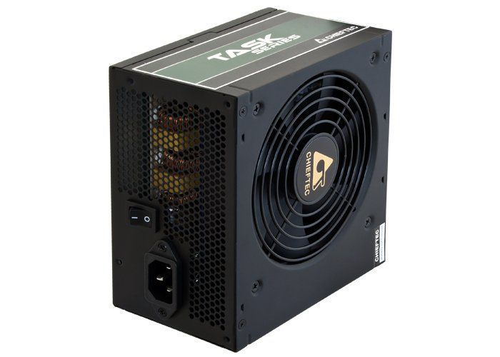 Блок живлення CHIEFTEC Task (500W), >85%, 80+ Bronze, 120мм, 1xMB 24pin(20+4), 1xCPU 8pin(4+4), 3xMolex, 5xSATA, 1xPCIe 8pin(6+2) (TPS-500S) - купити в Україні за низькою ціною в інтернет-магазині "Rincom"