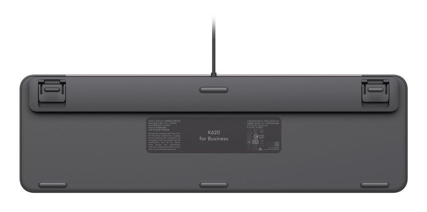 Клавіатура дротова LOGITECH Signature Slim K620 Wired Keyboard for Business - GRAPHITE - US INT'L - USB - N/A - INTNL-973 - USB-C (920-013333) - купити в Україні за низькою ціною в інтернет-магазині "Rincom"