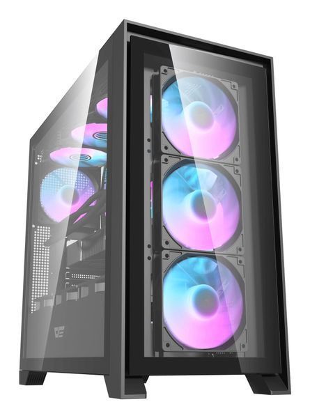 Корпус для комп'ютера DARK FLASH DRX90 GLASS ATX без блока живлення, чорний (DRX90 GLASS BLACK) - купити в Україні за низькою ціною в інтернет-магазині "Rincom"