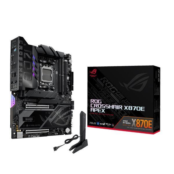 Материнcька плата ASUS ROG CROSSHAIR X870E APEX sAM5 X870E 2xDDR5 M.2 USB Type-C WiFi BT ATX (90MB1KR0-M0EAY0) - купити в Україні за низькою ціною в інтернет-магазині "Rincom"