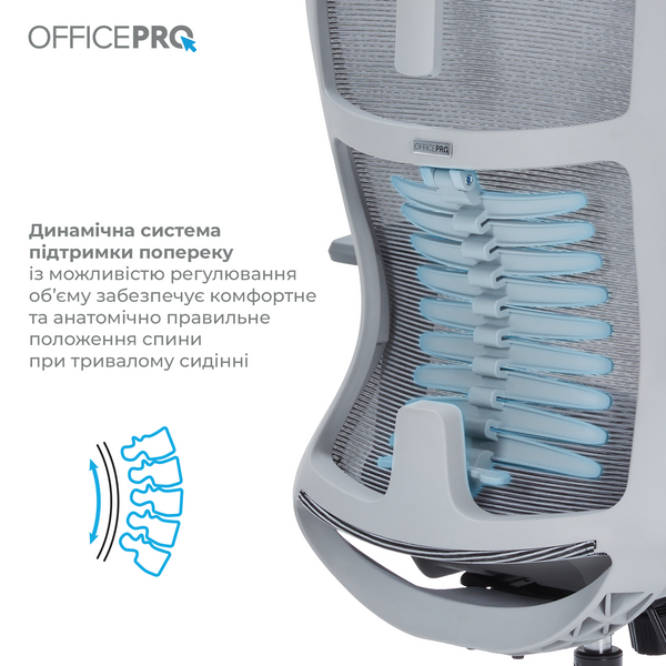 Крісло офісне OfficePro Balance OC620-G-DG-DG (OC620-G-DG-DG)