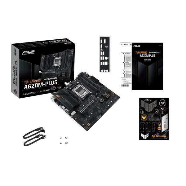 Материнcька плата ASUS TUF GAMING A620M-PLUS sAM5 A620 4xDDR5 HDMI DP mATX (90MB1EZ0-M0EAY0) - купити в Україні за низькою ціною в інтернет-магазині "Rincom"