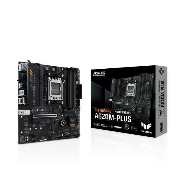 Материнcька плата ASUS TUF GAMING A620M-PLUS sAM5 A620 4xDDR5 HDMI DP mATX (90MB1EZ0-M0EAY0) - купити в Україні за низькою ціною в інтернет-магазині "Rincom"