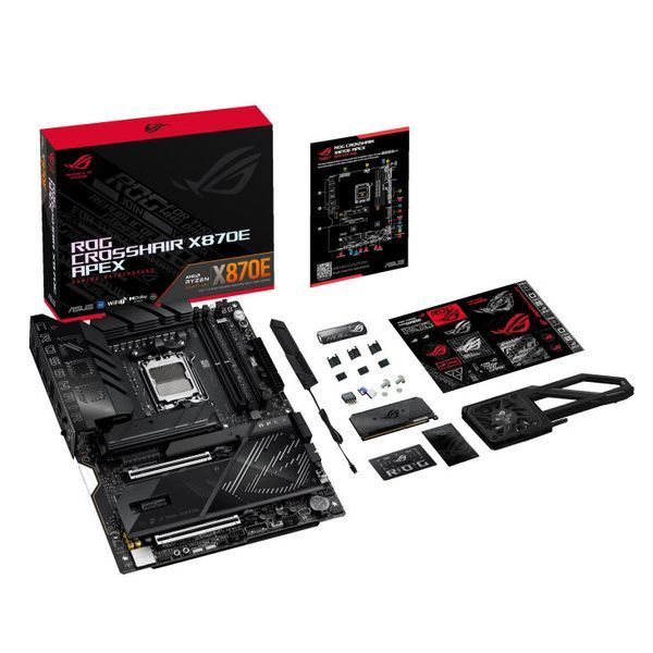 Материнcька плата ASUS ROG CROSSHAIR X870E APEX sAM5 X870E 2xDDR5 M.2 USB Type-C WiFi BT ATX (90MB1KR0-M0EAY0) - купити в Україні за низькою ціною в інтернет-магазині "Rincom"