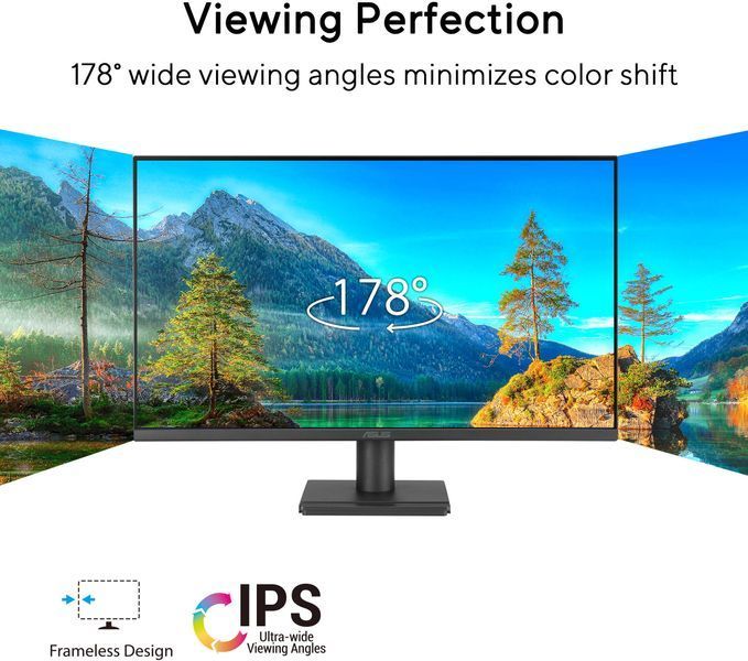 Монітор Asus 27" VA279HG D-Sub, HDMI, Audio, IPS, 120Hz, 1ms, sRGB 99%, AdaptiveSync (90LM04J1-B02371) - купити в Україні за низькою ціною в інтернет-магазині "Rincom"