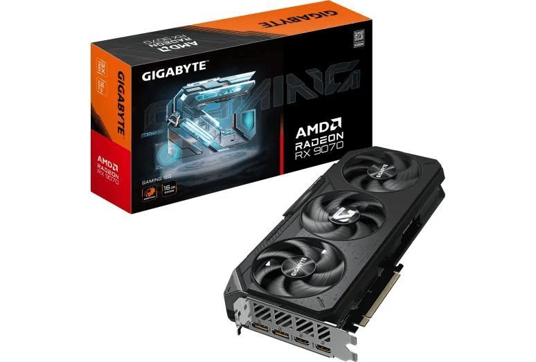 Відеокарта GIGABYTE Radeon RX 9070 16GB GDDR6 GAMING (GV-R9070GAMING-16GD) - купити в Україні за низькою ціною в інтернет-магазині "Rincom"