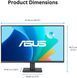 Монітор Asus 27" VA279HG D-Sub, HDMI, Audio, IPS, 120Hz, 1ms, sRGB 99%, AdaptiveSync (90LM04J1-B02371) - фото 11 з 13
