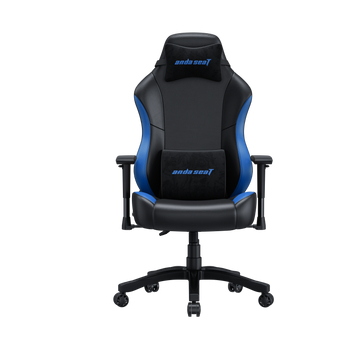Крісло ігрове Anda Seat Luna Color Size L Black/Blue PVC (AD18-48-BS-PV)