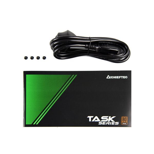 Блок живлення CHIEFTEC Task (600W), >85%, 80+ Bronze, 120мм, 1xMB 24pin(20+4), 1xCPU 8pin(4+4), 3xMolex, 5xSATA, 2xPCIe 8pin(6+2) (TPS-600S) - купити в Україні за низькою ціною в інтернет-магазині "Rincom"