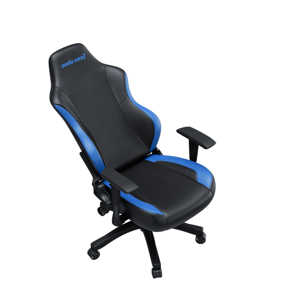 Крісло ігрове Anda Seat Luna Color Size L Black/Blue PVC (AD18-48-BS-PV)