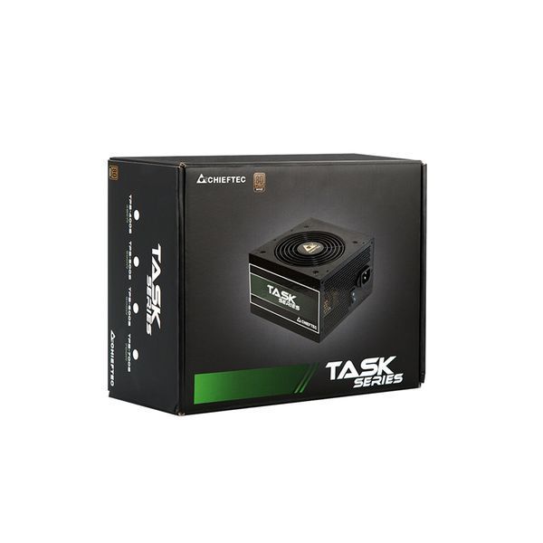 Блок живлення CHIEFTEC Task (600W), >85%, 80+ Bronze, 120мм, 1xMB 24pin(20+4), 1xCPU 8pin(4+4), 3xMolex, 5xSATA, 2xPCIe 8pin(6+2) (TPS-600S) - купити в Україні за низькою ціною в інтернет-магазині "Rincom"