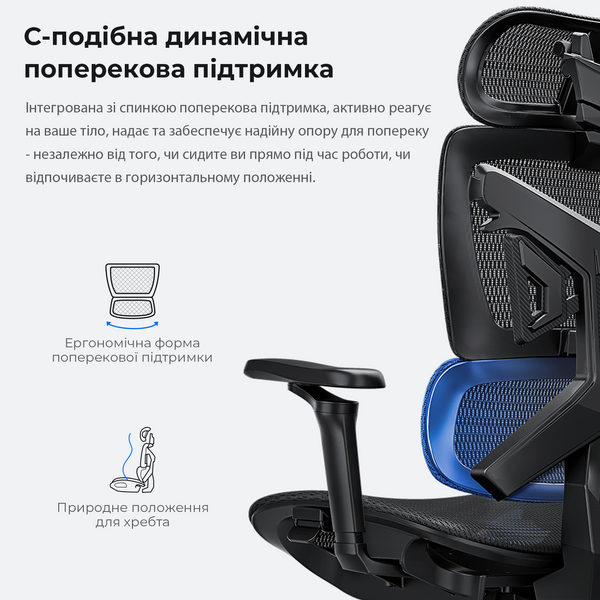Крісло ігрове Anda Seat X-Air Pro Size XL Mesh Gray Twilight (AD-WY-01-GGSP-G01)