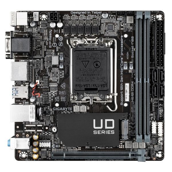 Материнська плата GIGABYTE H610I s1700 H610 2xDDR5 M.2 HDMI D-Sub ATX (H610I) - купити в Україні за низькою ціною в інтернет-магазині "Rincom"