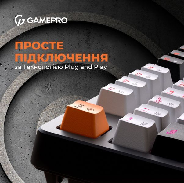 Дротова механічна клавіатура GamePro MK170B (Red) з Hot-Swap RGB Black (MK170B) - купити в Україні за низькою ціною в інтернет-магазині "Rincom"