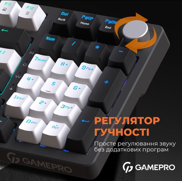 Дротова механічна клавіатура GamePro MK170B (Red) з Hot-Swap RGB Black (MK170B) - купити в Україні за низькою ціною в інтернет-магазині "Rincom"