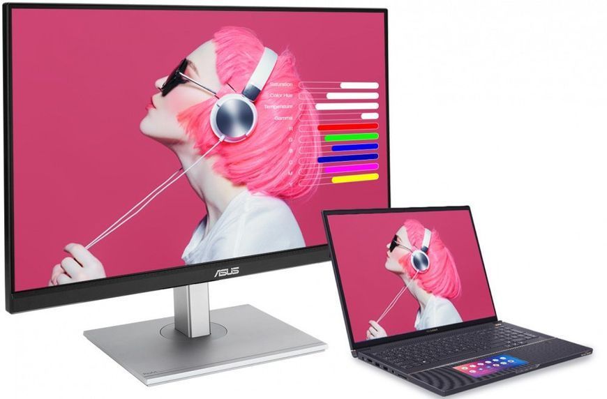 Монітор Asus 27" ProArt PA278CGV 2xHDMI, DP, USB-C, 4xUSB, MM, IPS, 2560x1440, 144Hz, 5ms, sRGB 100%, AdaptiveSync, Pivot, HDR400 (90LM05L1-B04370) - купити в Україні за низькою ціною в інтернет-магазині "Rincom"