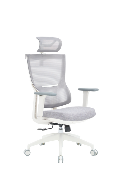Крісло офісне OfficePro Elegant OC600-W-LG-LG (OC600-W-LG-LG)