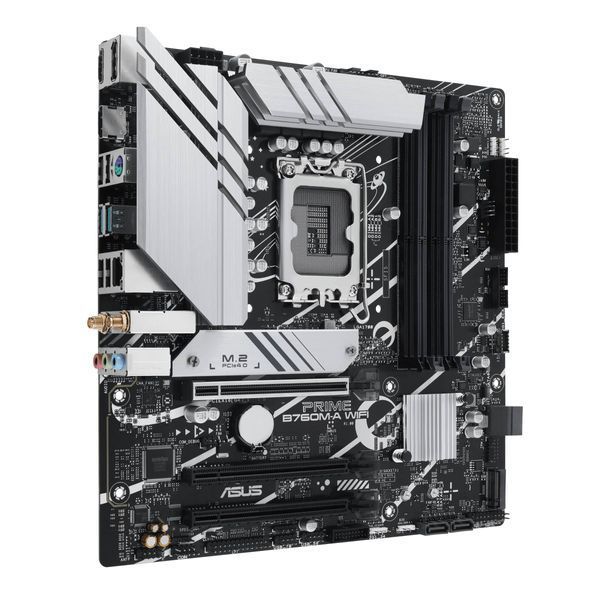 Материнcька плата ASUS PRIME B760M-A WIFI s1700 B760 4xDDR5 M.2 HDMI DP Wi-Fi BT mATX (90MB1EL0-M1EAY0) - купити в Україні за низькою ціною в інтернет-магазині "Rincom"