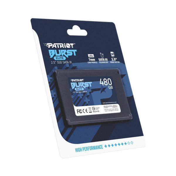 Твердотільний запам&rsquo;ятовувальний пристрій накопичувач (SSD) SATA2.5" 480GB BURST E PBE480GS25SSDR PATRIOT (PBE480GS25SSDR) - купити в Україні за низькою ціною в інтернет-магазині "Rincom"