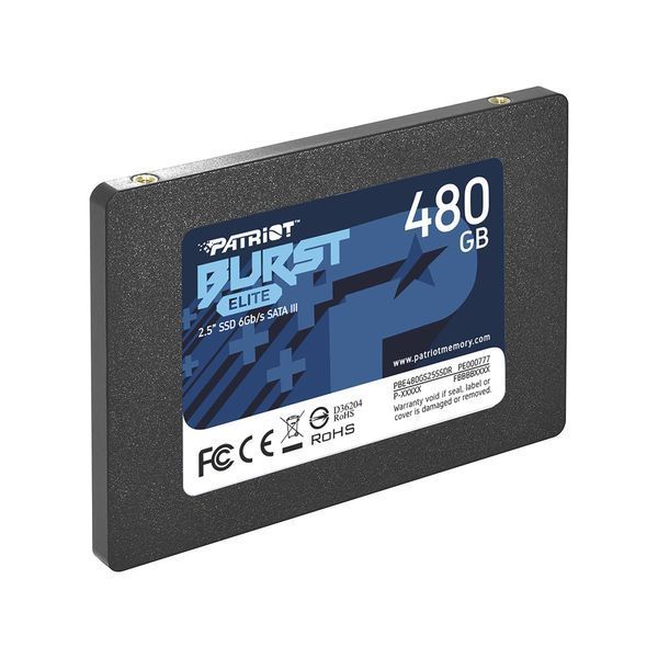 Твердотільний запам&rsquo;ятовувальний пристрій накопичувач (SSD) SATA2.5" 480GB BURST E PBE480GS25SSDR PATRIOT (PBE480GS25SSDR) - купити в Україні за низькою ціною в інтернет-магазині "Rincom"