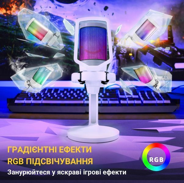 USB мікрофон Fifine A6TW (A6TW) - купити в Україні за низькою ціною в інтернет-магазині "Rincom"