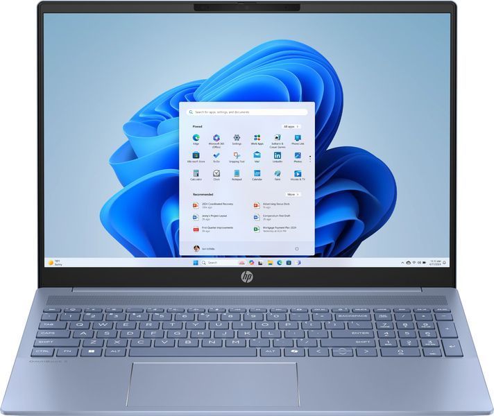 Ноутбук HP OmniBook 5 16-af1011ua 16" 2K IPS AG, Intel U7-255U, 24GB, F1024GB, UMA, DOS, блакитний (BV5W5EA) - купити в Україні за низькою ціною в інтернет-магазині "Rincom"