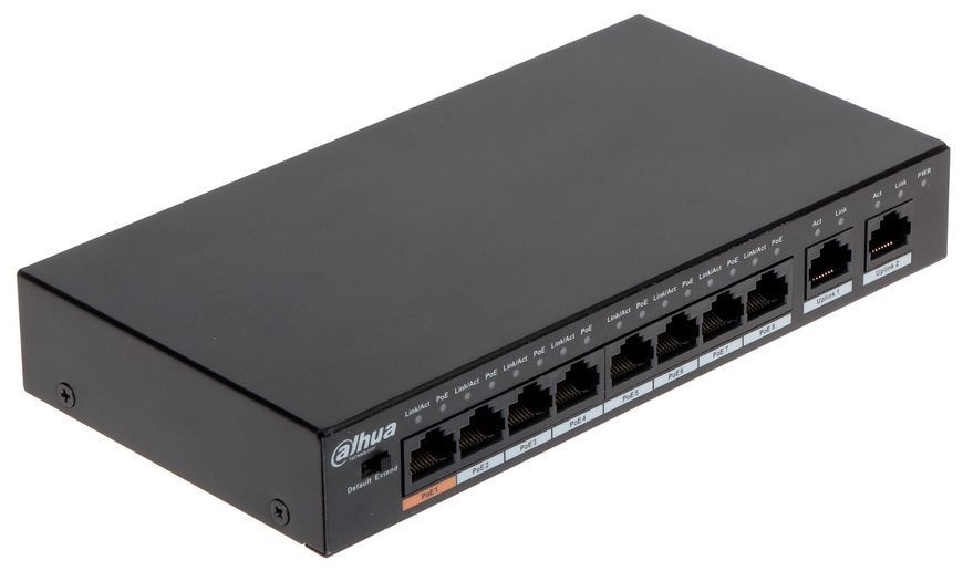 Мережевий комутатор Dahua DH-PFS3010-8ET-96 (6939554904707) - купити в Україні за низькою ціною в інтернет-магазині "Rincom"